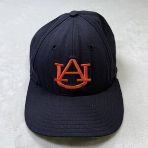 Vintage Auburn Tigers Baseball Fitted Hat Legend Made USA Green Under Brim 7 1/2